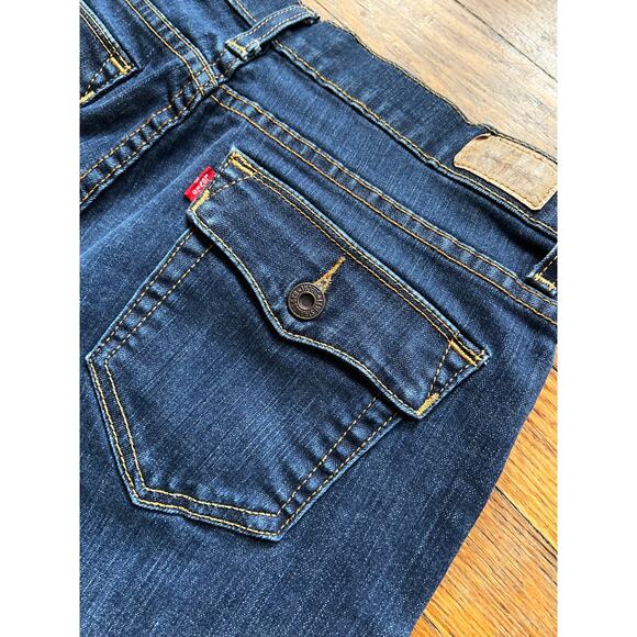 LEVI’S Perfectly Slimming Boot Cut 512 Crop Jeans sz 12 S/C - Picture 1 of 12